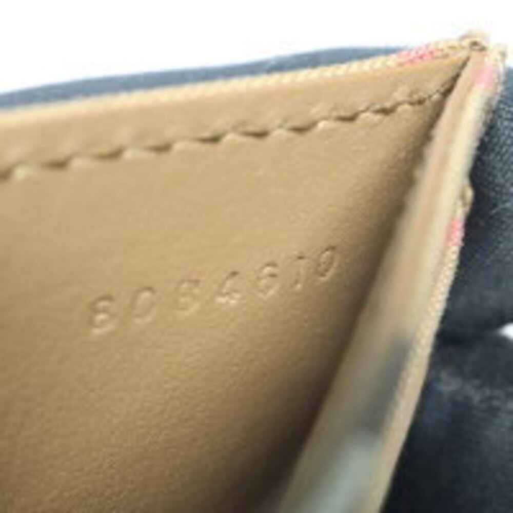 Burberry Brown Leather Sandon Wallet Grainy Card View 4